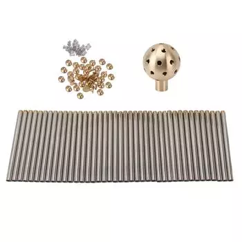 Латунная насадка для фонтана из нержавеющей стали в виде одуванчика, наружный хрустальный шар, разбрызгиватель для бассейна, ландшафтный дизайн