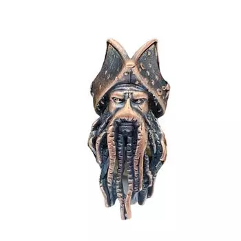 Латунная подвеска с детализированной подвеской Морского короля, брелок-аксессуар, стильная подвеска, подарок для любителей моды и приключений 3