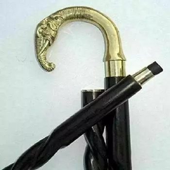 Латунная ручка с якорем в викторианском стиле, трость, трость ручной работы, спираль, подарок