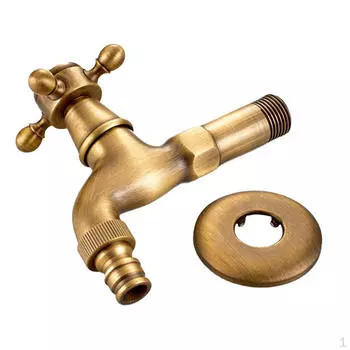 Латунная ручка, садовый кран, швабра для бассейна Brass B