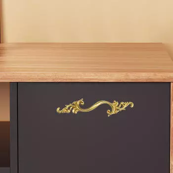 Латунная ручка-скоба для мебели и дверей, идеальная для гостиной и ванной комнаты Gold