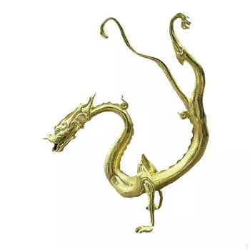 Латунная статуя дракона, статуэтка, стол, книжная полка, коллекция подарков для новоселья, столешница