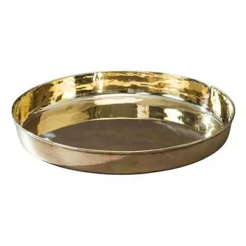 Латунная тарелка Тхали, Brass Thali, P-TAL