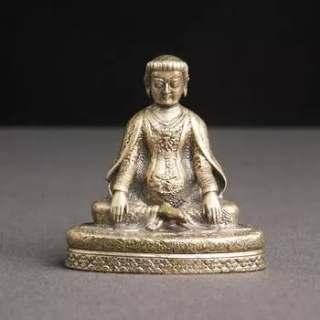 Латунная тибетская статуя Будды Марпы, украшение для дома, поделки, бронзовые статуэтки Будды, украшения на удачу, домашний декор, миниатюры, подарки