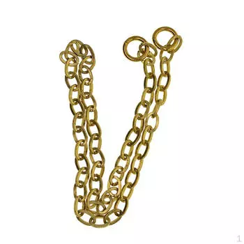 Латунные брелки-кошельки с кольцами, в стиле панк