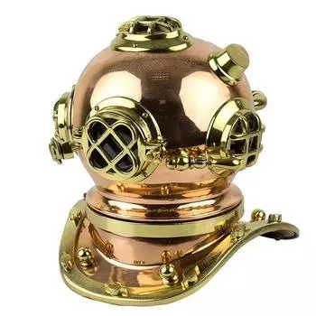 Латунные и медные водолазные шлемы 45,72 см