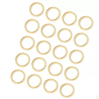 Латунные круглые медные серьги, ювелирные изделия, аксессуары для рукоделия своими руками Antique Brass