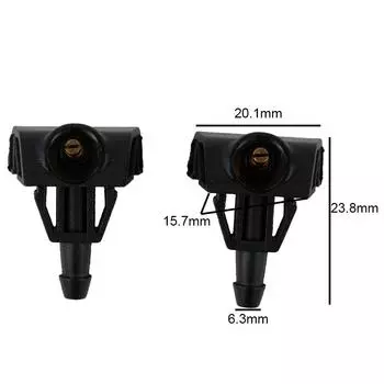 Латунные сопла с 1 отверстием, автоаксессуары, новый пластик, металл