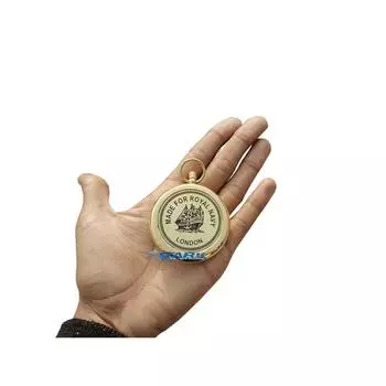 Латунный 2-дюймовый солнечный компас-указатель направления, рабочий карманный компас, лучший для подарка