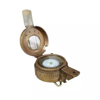Латунный антикварный британский призматический военный винтажный карманный компас Mark II в подарок