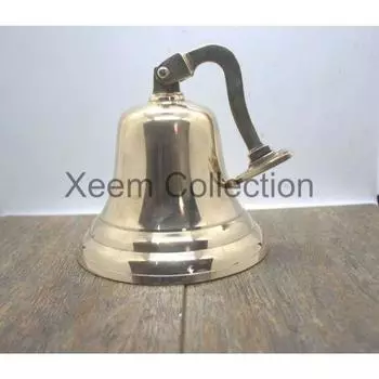 Латунный антикварный настенный колокольчик, храмовый настенный колокольчик, старинный корабль, настенный колокольчик, домашний декор, украшение для дома, улицы, подарки, товар