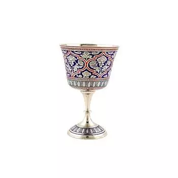 Латунный бокал для вина ручной работы