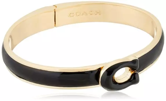 Латунный браслет 37429235GLD001 [Coach] [Продукт] чёрный