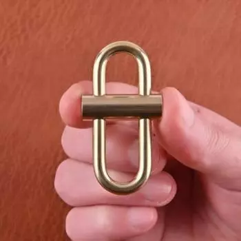 Латунный брелок для ключей, антиокислительный, антикоррозийный, декоративный латунный зажим для ключей, крючки-защелки для цепочки для ключей