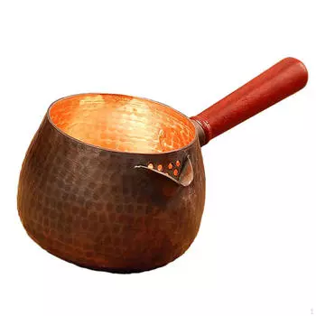 Латунный чайник Кунг-фу Чайник Прочный многофункциональный кувшин для молока с ручкой Диспенсер для напитков A