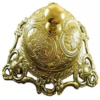 Латунный дизайнерский офисный стол для отеля, стойка-звонок