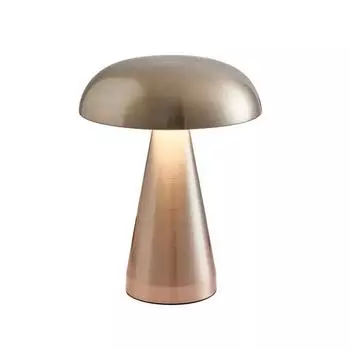 Латунный грибной беспроводной USB перезаряжаемый прикроватный сенсорный переключатель с регулируемой яркостью для спальни, бар, украшение для гостиной, чтения, светодиодный стол 3