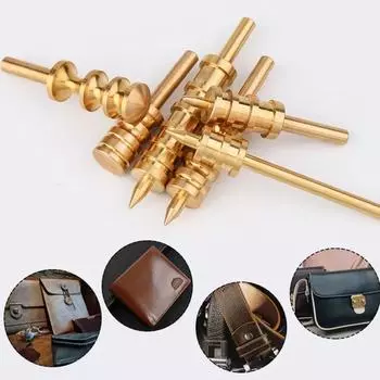 Латунный инструмент для полировки кожи Прессовочная линия Машина для запечатывания краев кожи Ручная работа своими руками Style 1