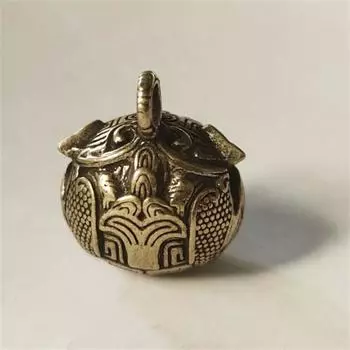 Латунный колокольчик ручной работы, литой под давлением, автомобильная кнопка, ветряной колокольчик, тибетский бронзовый колокольчик, креативные автомобильные ключи, подвеска, аксессуары, подарки