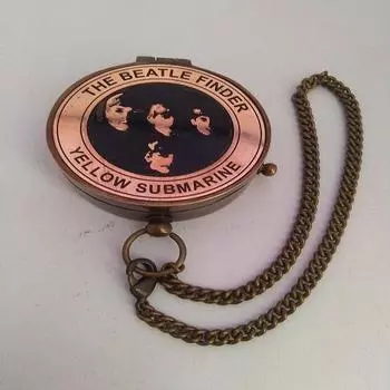 Латунный компас 5,08 см, античный вид, дизайн премиум-класса