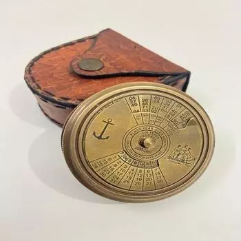 Латунный компас, гравировка поэмы Роберта Фроста, латунь, 5,08 см. Календари на 100 лет с якорным компасом, в кожаном футляре, подарок на Рождество