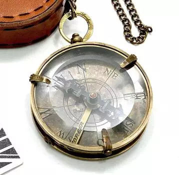 Латунный компас, карманный компас, латунный компас, подарок для папы, свадебный подарок, гравированный компас, подарок на крещение, подарок жениху, ручная работа