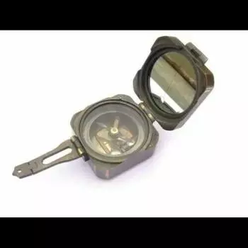 Латунный компас Кельвина и Хьюза 1917 года Brunton/античный компас/винтажный компас s чёрный