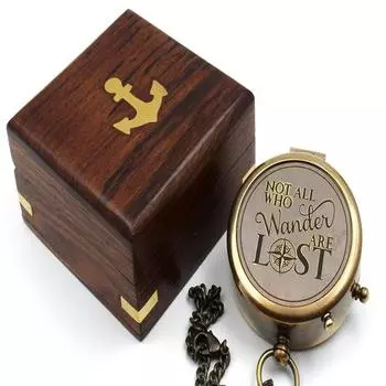 Латунный компас Подарки на день рождения сына| Подарки на выпускной для сына|