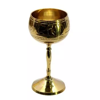 Латунный кубок, рюмки, бокалы для вина - высота 4,5 дюйма, 60 мл