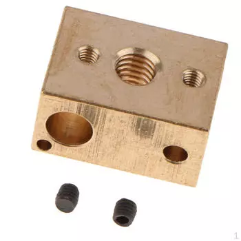 Латунный нагревательный блок Медный высокотемпературный экструдер сопла V6