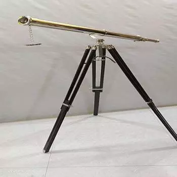 Латунный напольный телескоп Винтажный морской хромированный одноствольный латунный штатив Телескоп -