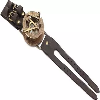 Латунный наручный солнечный компас — рабочий, 6,35 см, гравированный компас из бронзы в стиле рустик как