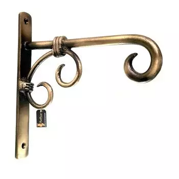 Латунный настенный фонарь Diya Hanger, подвески для кашпо, фонарики Wind Chimes Подвесные корзины Украшения, Diya Hanger Brass, латунные подвески Diya для стены коричневый