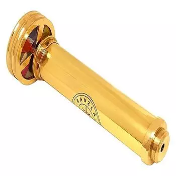 Латунный полированный ручной работы двойной прялка витраж калейдоскоп морской детский подарок