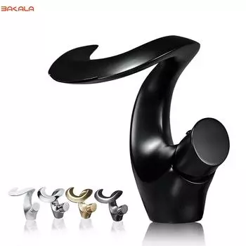 Латунный смеситель для раковины в ванной комнате, краны для горячей и холодной воды, креативный роскошный смеситель для раковины, монтируемый на бортике Torneira Banheiro Vintage