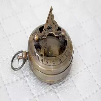 Латунный солнечный компас – 3,81 см, навигационный инструмент как