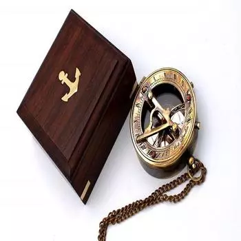 Латунный солнечный компас, морской компас, навигационный компас, латунь