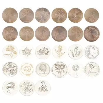 Латунный сургучный штамп с головкой растений, ретро-печать, штампы, ремесленные инструменты, подарок A