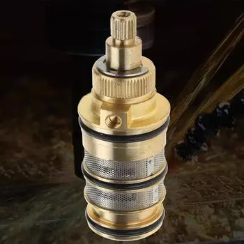 Латунный термостатический смесительный клапан для ванной комнаты, улучшение управления температурным смесителем для солнечного водонагревателя, детали клапана