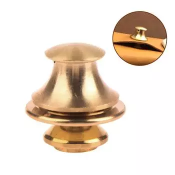 Латунный замок для сумки с пружинной пряжкой, металлическая вставка, замок с круглой головкой, декоративные аксессуары