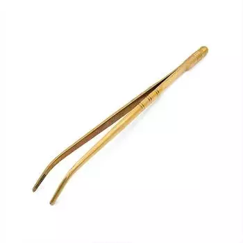 Латунный зажим для чая, металлические щипцы для тостов, тостер из чистой меди, щипцы для бубликов, бекона, сахара, льда, чая, чайная утварь, кухонные принадлежности, инструмент, НОВЫЙ