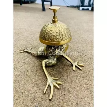 Латунный звонок в стиле лягушки