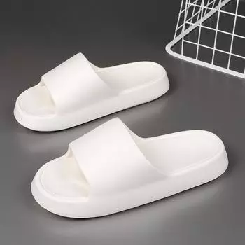 LATV Толстые тапочки Cloud мужские модные сандалии на платформе с буквенным принтом мужские 2025 удобные мягкие подошвы пляжные подушки шлепанцы 36-37