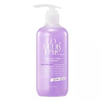 Lauderette Color Fit Hair Biotin Шампунь с легкими кислотными парфюмами и ароматом белого мускуса, 500 мл, 1 шт.