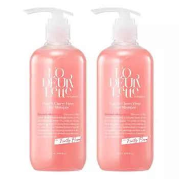 Lauderette Color Fit Hair Biotin Шампунь с легкими кислотными парфюмами, фруктово-цветочный аромат, 1 л, 2 шт.
