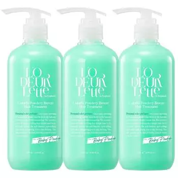 Lauderette in England Color Fit Powderly Breeze Hair Treatment, 3 pieces, 500ml