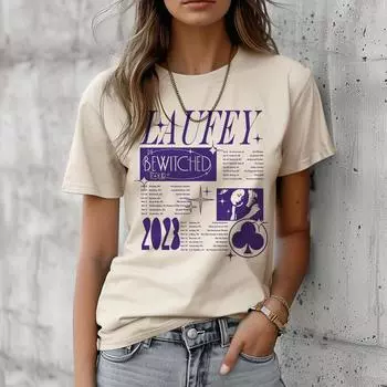 Laufey футболка женская летняя harajuku футболки девушка смешная одежда S