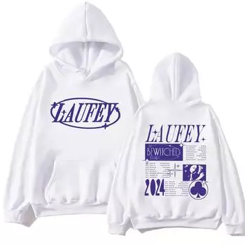 Laufey Tour 2024 Hoodie Harajuku Hip Hop Pullover Tops Man Woman Sweatshirt Fans Gift S