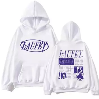Laufey Tour 2024 Hoodie Harajuku Hip Hop Pullover Top Man Woman Sweatshirt Fans Gift Hooded Streetwear Comfortable Soft Clothing S