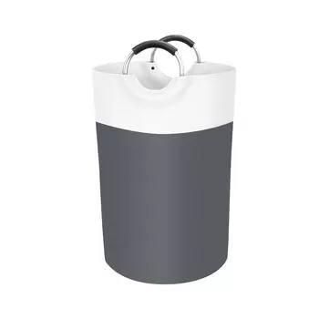 Laundry Basket Clothes Bag 90L Hamper Foldable Waterproof Lightweight Cloth Space Saving for Bedroom Dorm Travel ,aluminum handle/90l